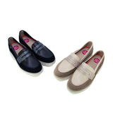 Ana Beige Track Sole Loafers