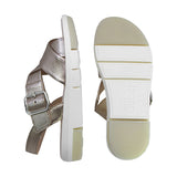 Andrea Champagne Soft Sandals