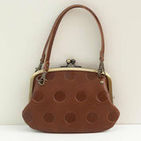 Candy Mini Tote Dark brown Oyako Gamaguchi Wallet