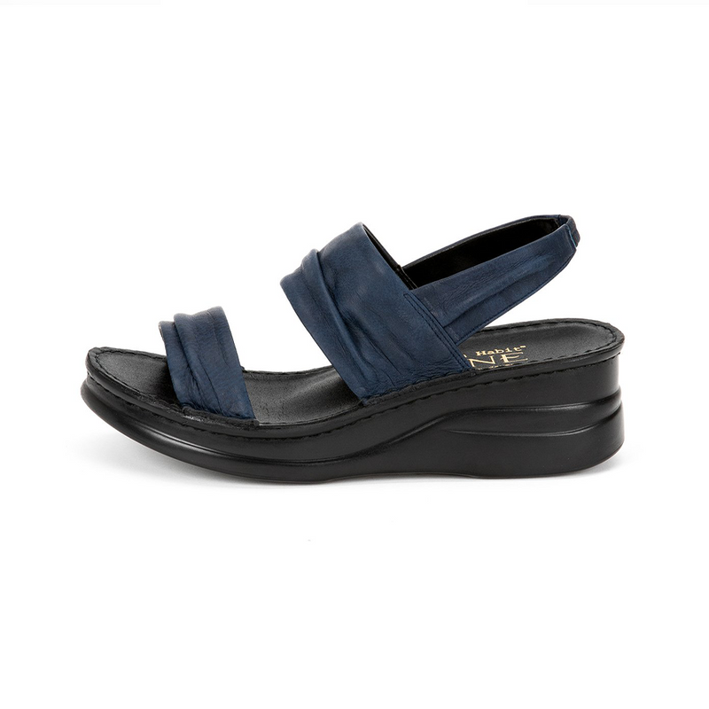 Deux Navy Real Support Sandal