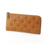 EN Thin Wallet Dot Dark Brown