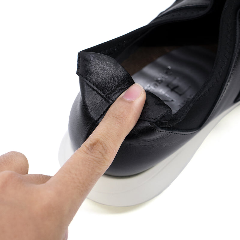 Fuki Black Stretch Ultra Light Sneakers