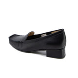 Anzo All Black Smooth Leather Loafer