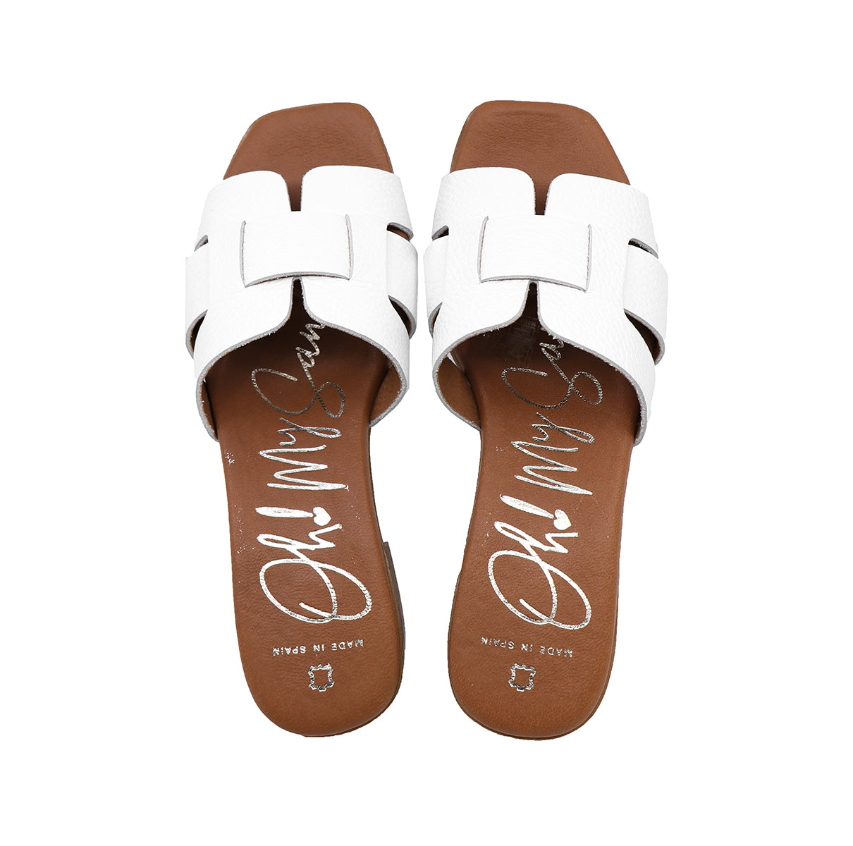 Ola White Soft Sandals