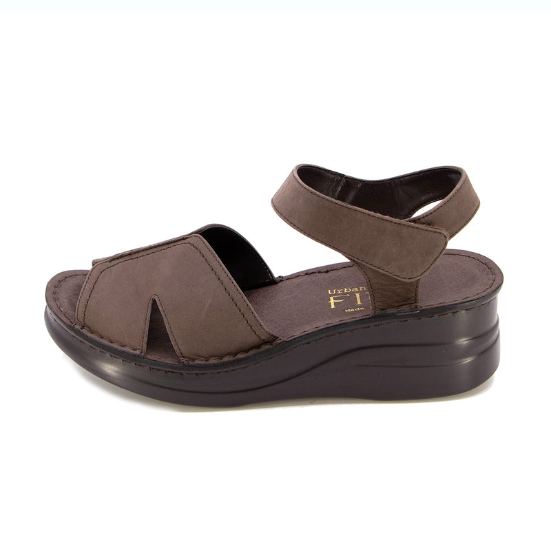 Soma Dark Brown Real Support Sandals