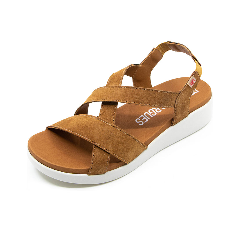 Cleta Camel Soft Sandals
