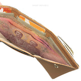 Lahella Folio Mini Wallet Metallic Gold