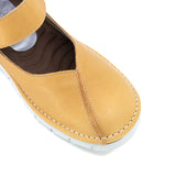 Mino2 Camel Wide Fit Strap Flats