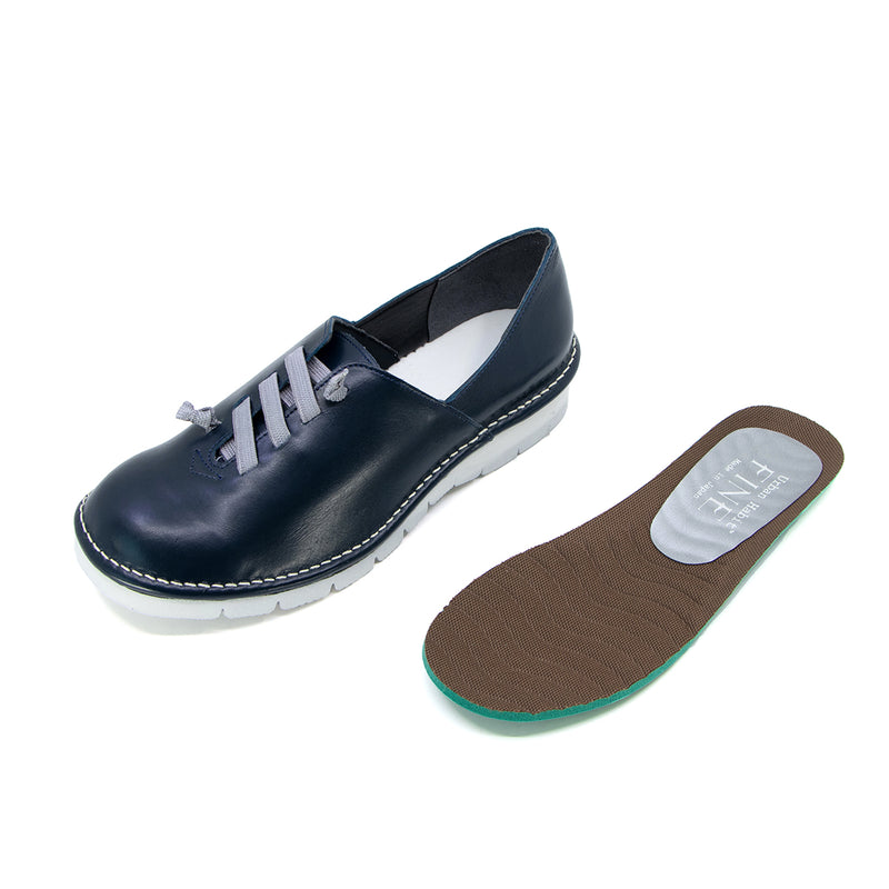 Naname Dark Navy Wide Fit Sneakers