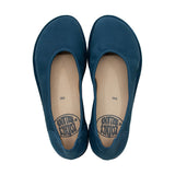 Natural Flat Nubuck Blue