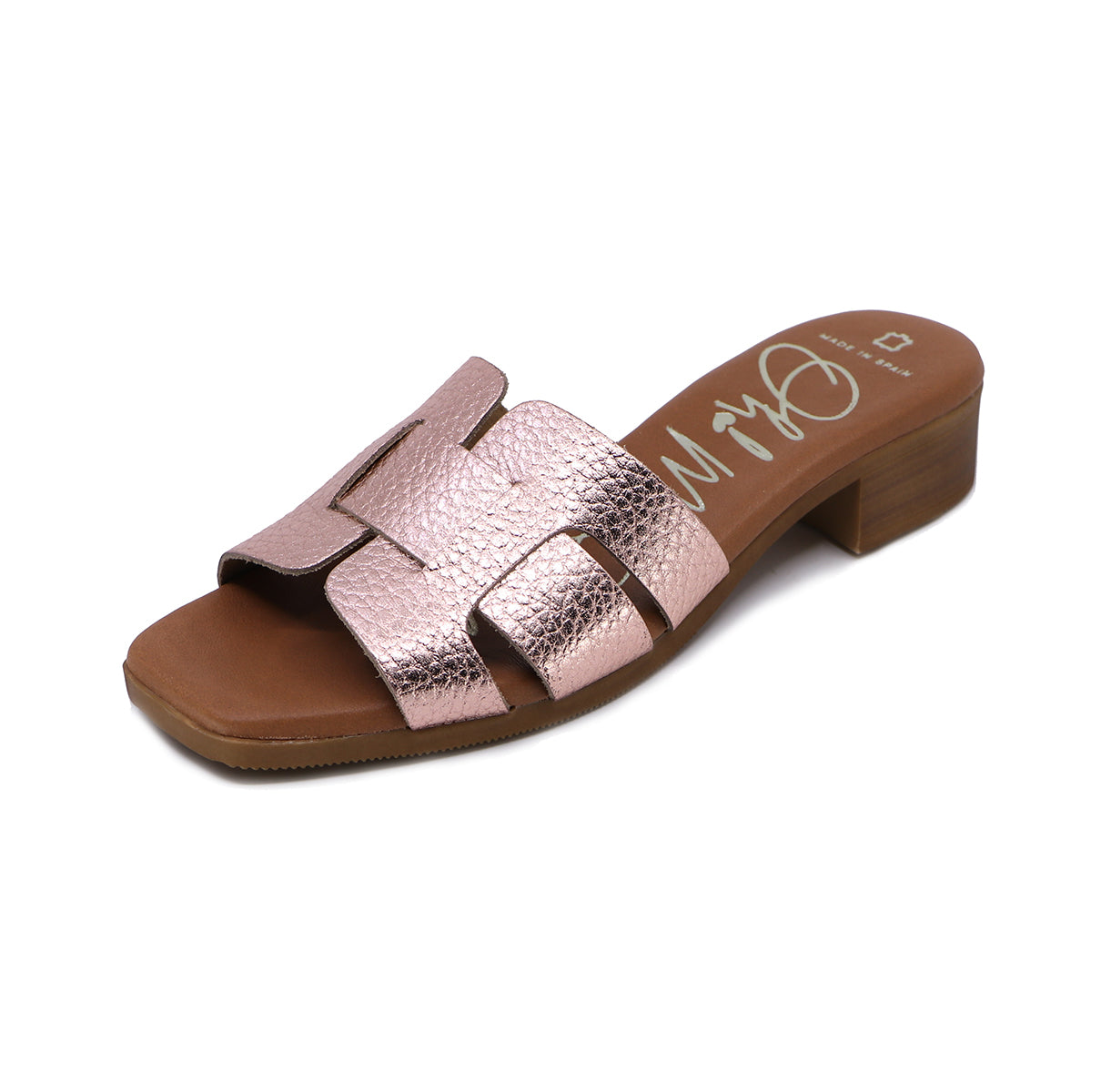 Ola Pink Gold Sandals