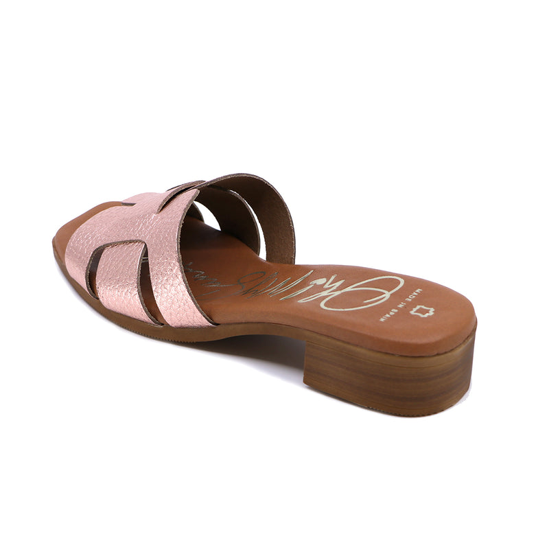Ola Pink Gold  Soft Sandals