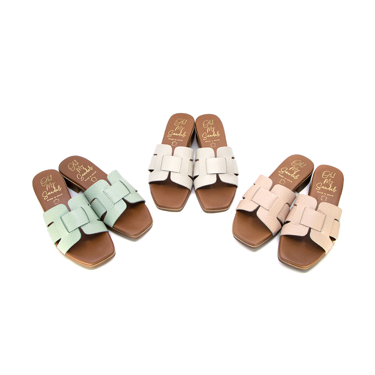 Ola Nude Beige Soft Sandals