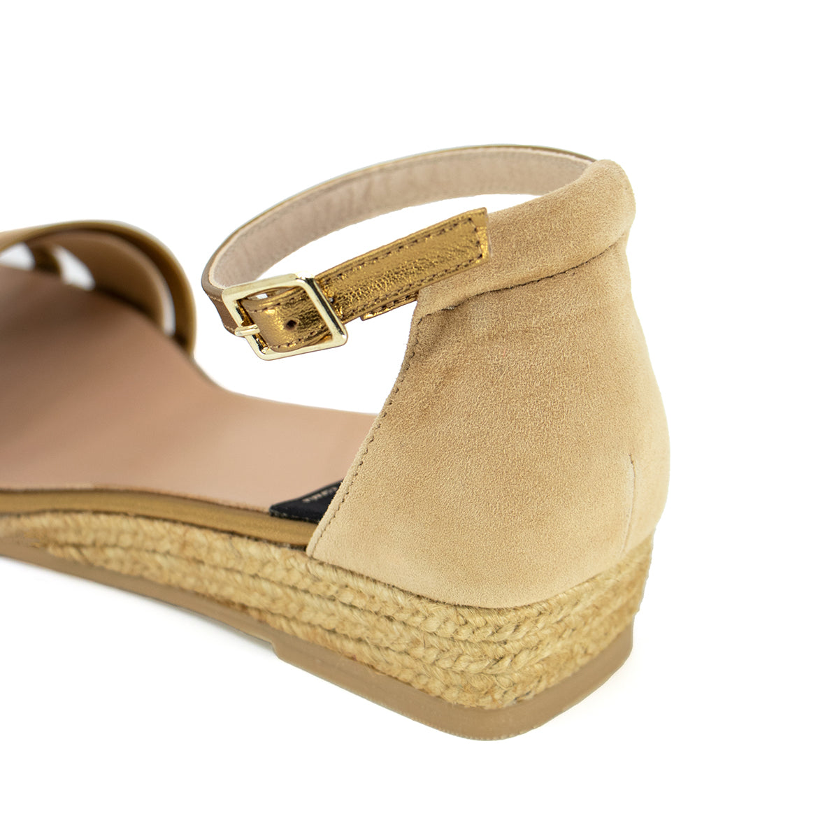 Perry Jute Beige Espadrille Wedge Sandals