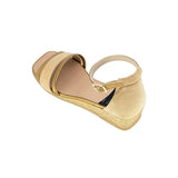 Perry Jute Beige Espadrille Wedge Sandals