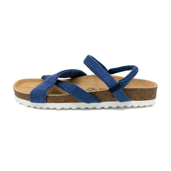 Santana Denim Blue Comfort Sole Sandals