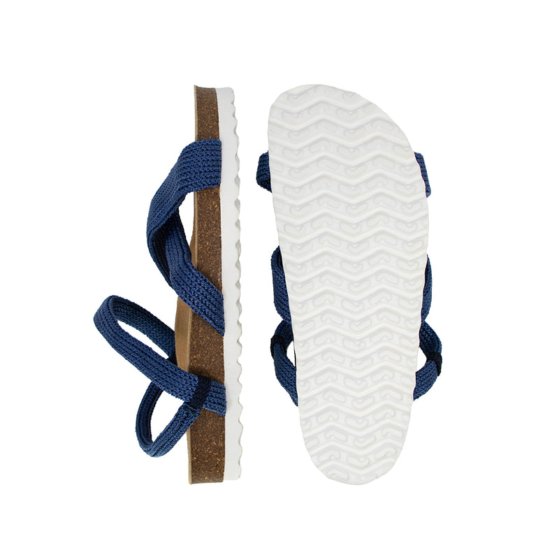 Santana Denim Blue Comfort Sole Sandals