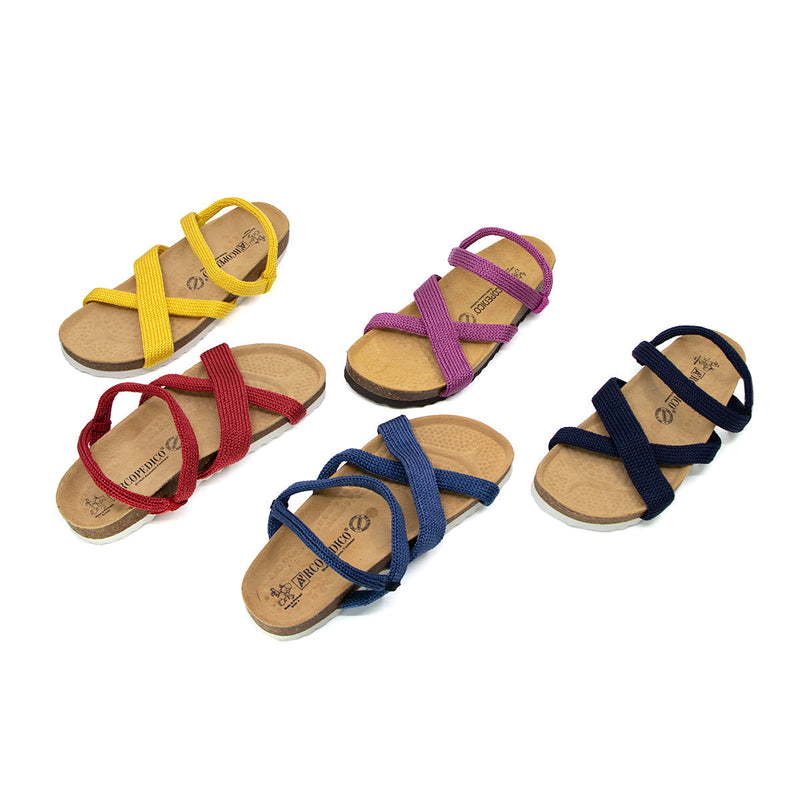 Santana Denim Blue Comfort Sole Sandals