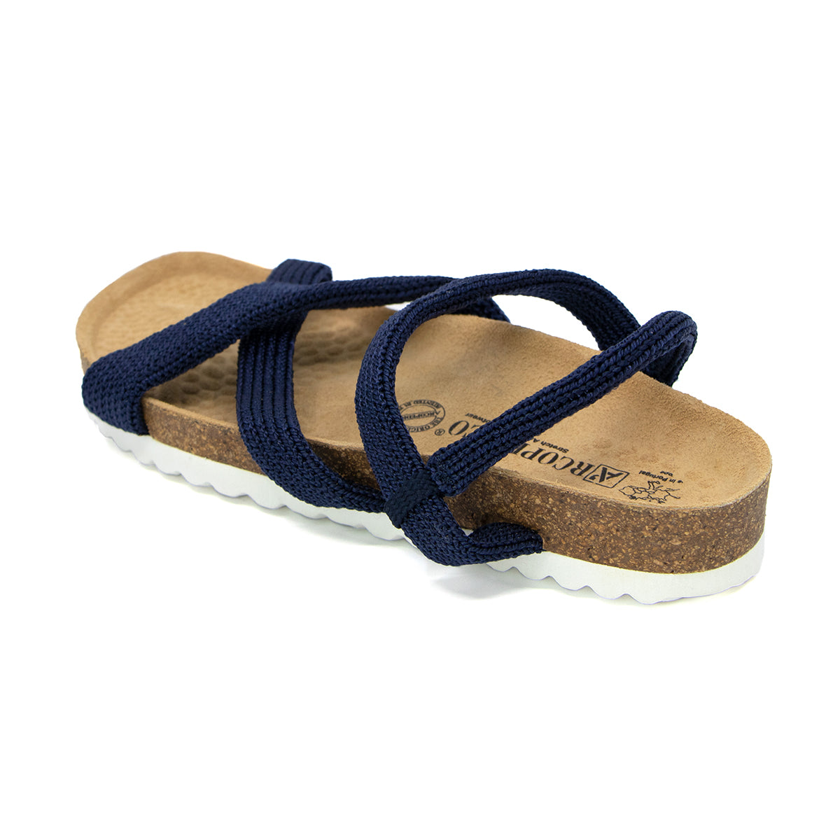 Santana Navy Comfort Sole Sandals