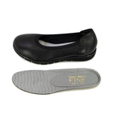 Sari Dark Silver Extra Light Wide Fit Flats