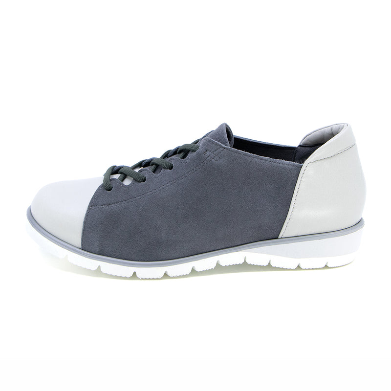 Seika Grey Wide Fit Ultra Light Sneakers