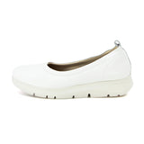 Tamari White Soft Walking Sneaker Flats