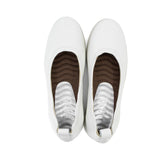 Tamari White Soft Walking Sneaker Flats