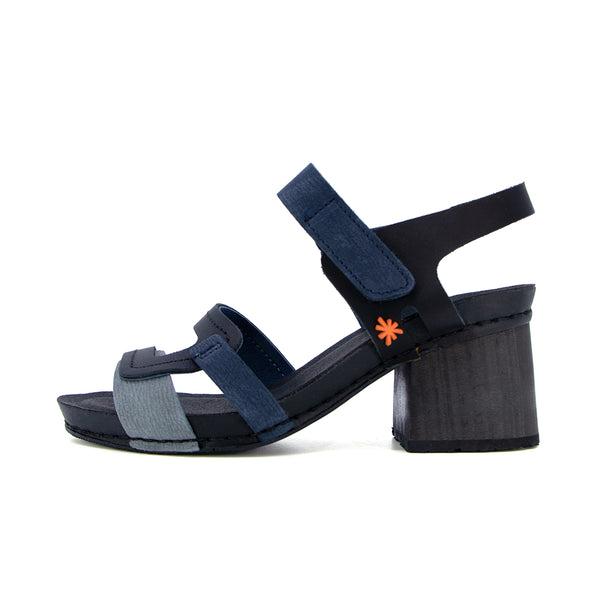 Carmen Heel Black Extra Flex Sandals