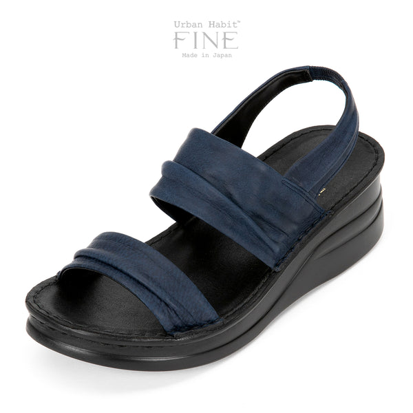 Deux Navy Real Support Sandal