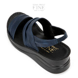 Deux Navy Real Support Sandal