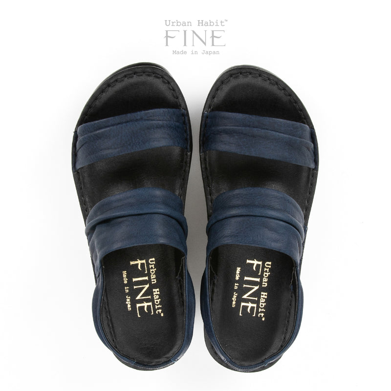 Deux Navy Real Support Sandal