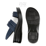 Deux Navy Real Support Sandal