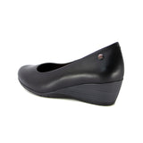 Dew Lux Black Extra Wide Fit Wedge
